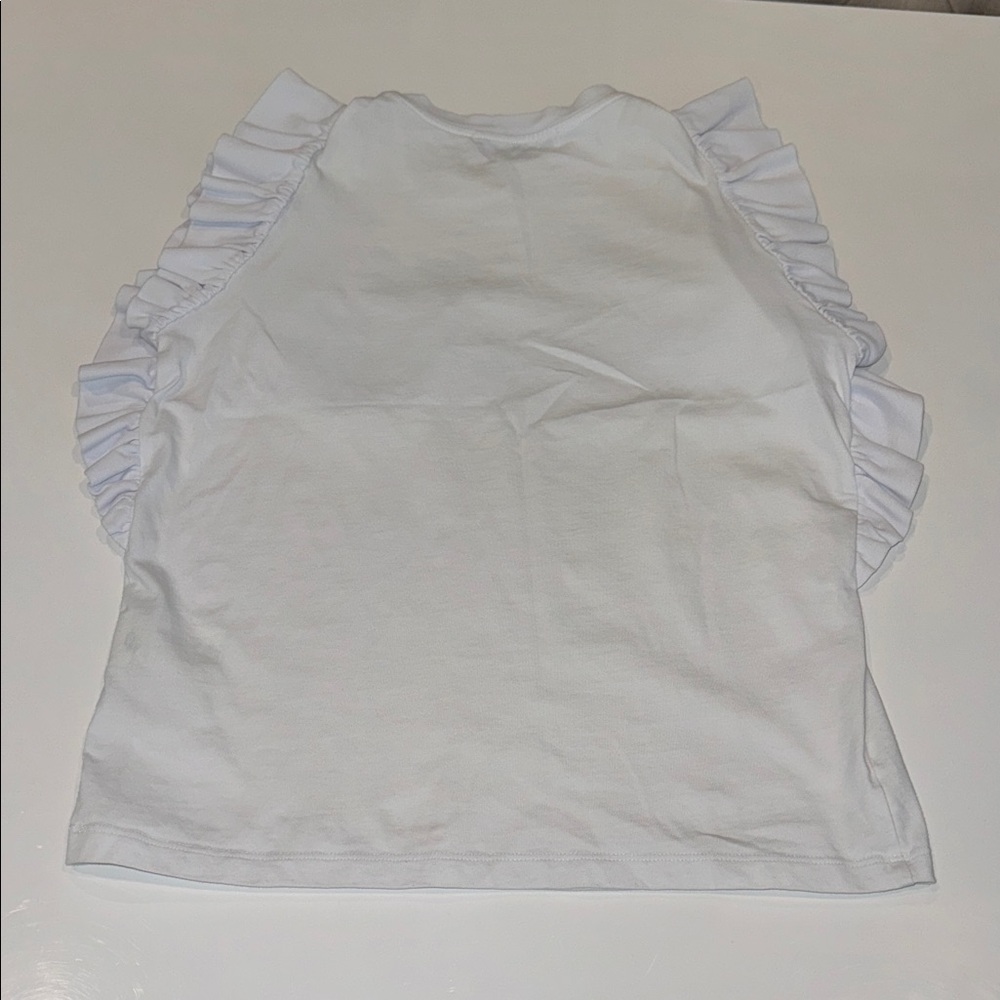 MSGM White Ruffle Top - Picture 11 of 12